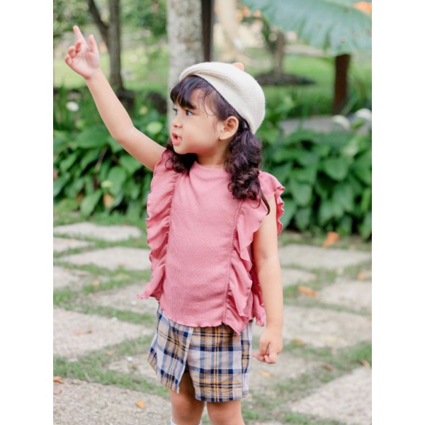 KIYOWO TEE 2-3 TAHUN ATASAN KAOS ANAK PEREMPUAN