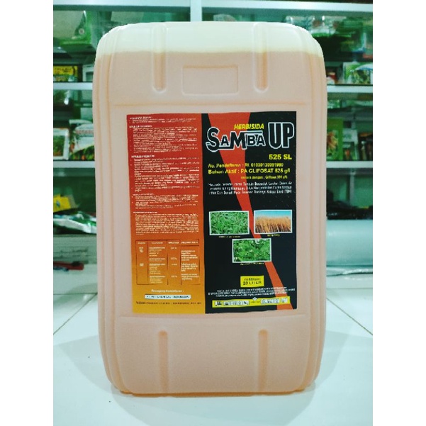 Herbisida Samba Up 525 SL 20Liter Herbisida Glifosat 525SL Ampuh Atasi Rumput Liar Lebih Hemat