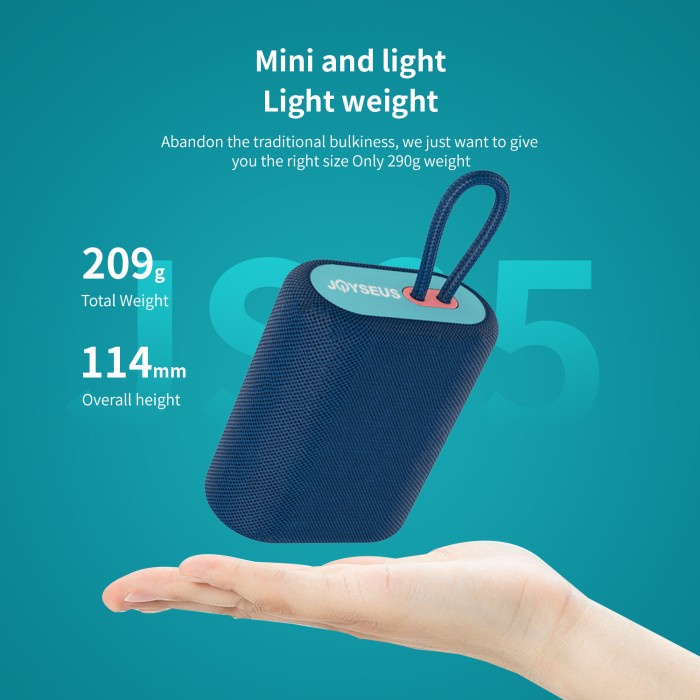 Speaker Bluetooth Joyseus Js05 Tws Wireless Super Bass Mini Stereo Murah Promo