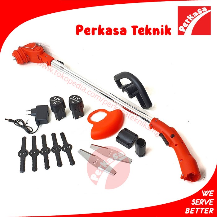 Mesin potong rumput cordless CDGT360 XENON 2 baterai 12volt