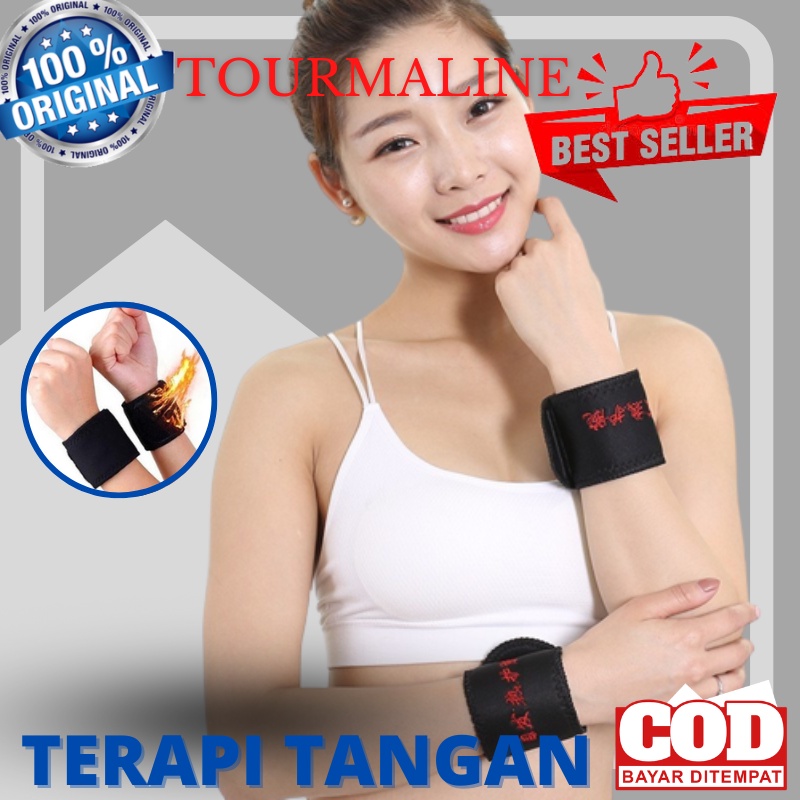 SABUK TERAPI PERGELANGAN TANGAN SABUK PEMANAS ALAT TERAPI MAGNET NYERI