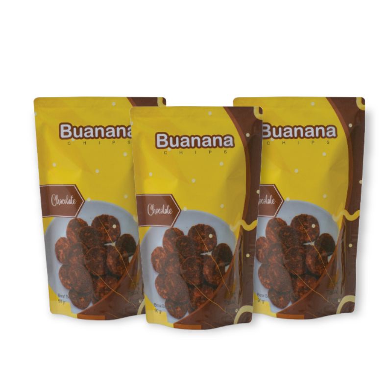 

Buanana Chips Keripik Pisang Paket Triple Coklat