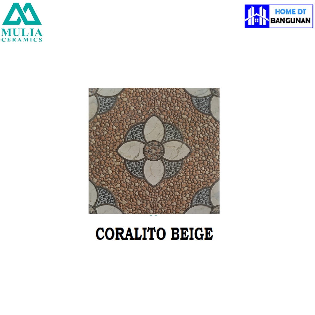 Keramik Kasar Untuk Garasi Atau Teras 40x40 Coralito Beige
