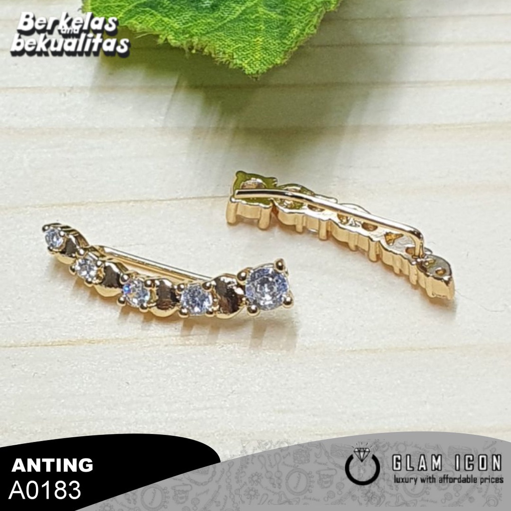 Anting Rambat mata bulat  A0183