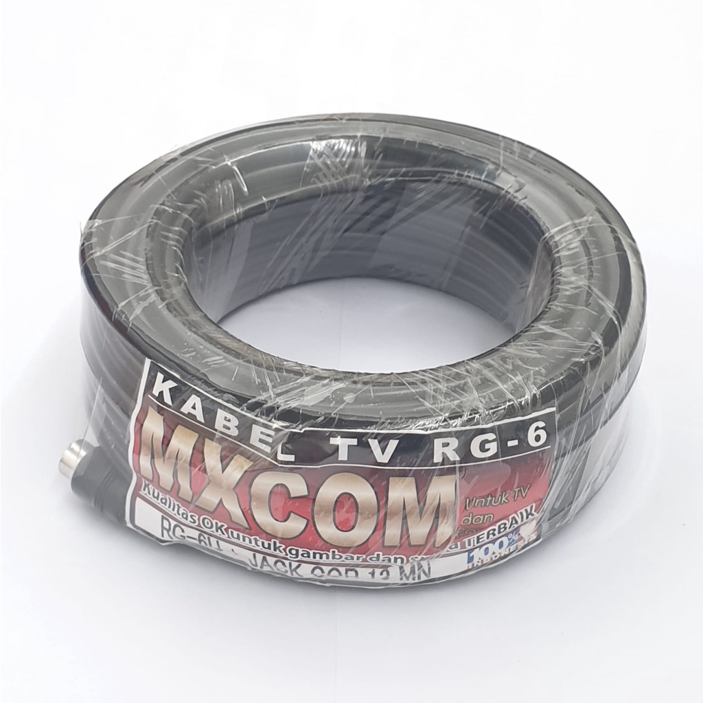 Mxcom Kabel Tv 5c - 2V  Rg6 75 Ohm 0,8mm Jack Cor