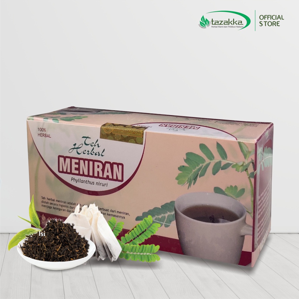 

Teh Meniran Tazakka Minuman Herbal Celup Isi 20 Kantong Sachet Box Herbs Tea Hepatitits Penyakit Kuning Demam Fungsi Hati Batu Ginjal Demam Kanker Diuretik