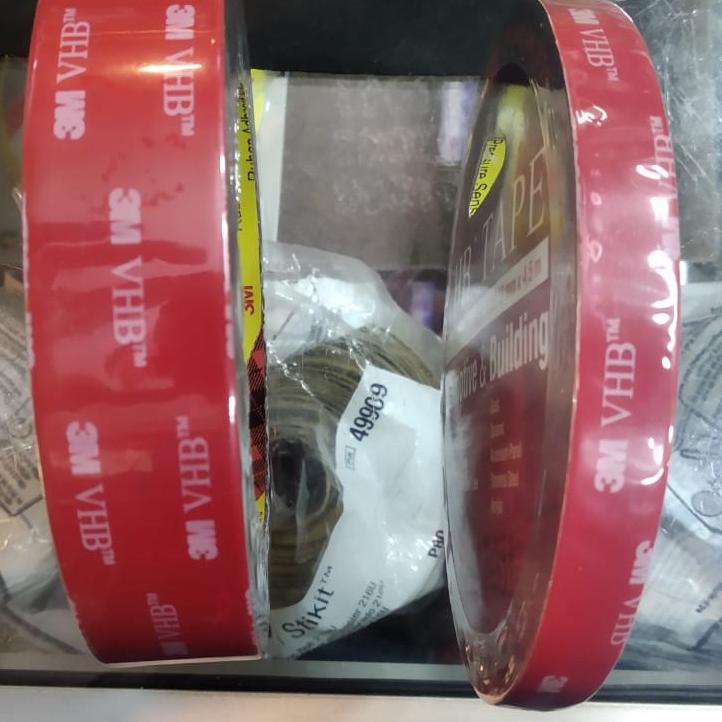 

Best Double Tape 3M VHB 24 mm x 4,5 m / Foam Tape / 3M Merah Original