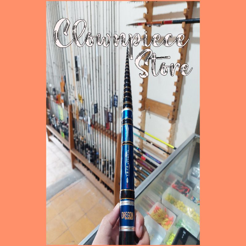 Joran Tegek Pancing Oregon Silincah 450 (4.5m) Custom Set Kolong / Joran Tegek Oregon Silincah 450 (
