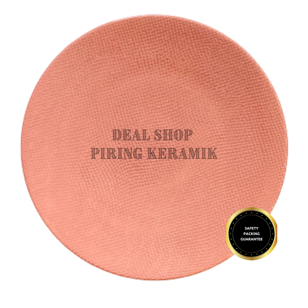 00418 Piring Salad Keramik 21cm / Piring Keramik / Piring Makan Ceper / Piring Makan Keramik / Salad