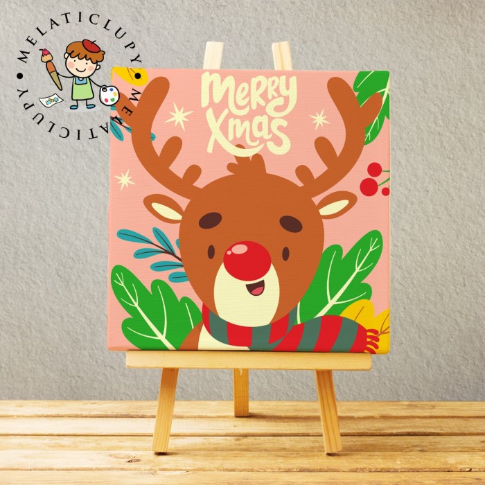 

Sale!!! Paint By Number 20X20 Cm Edisi Christmas Gilaa!!!