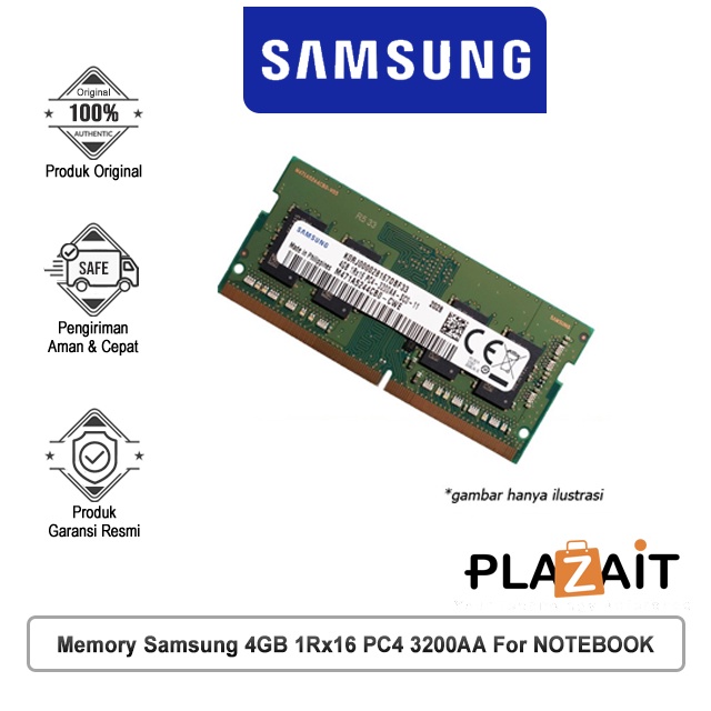Memory Samsung 4GB 1Rx16 PC4 3200AA For NB