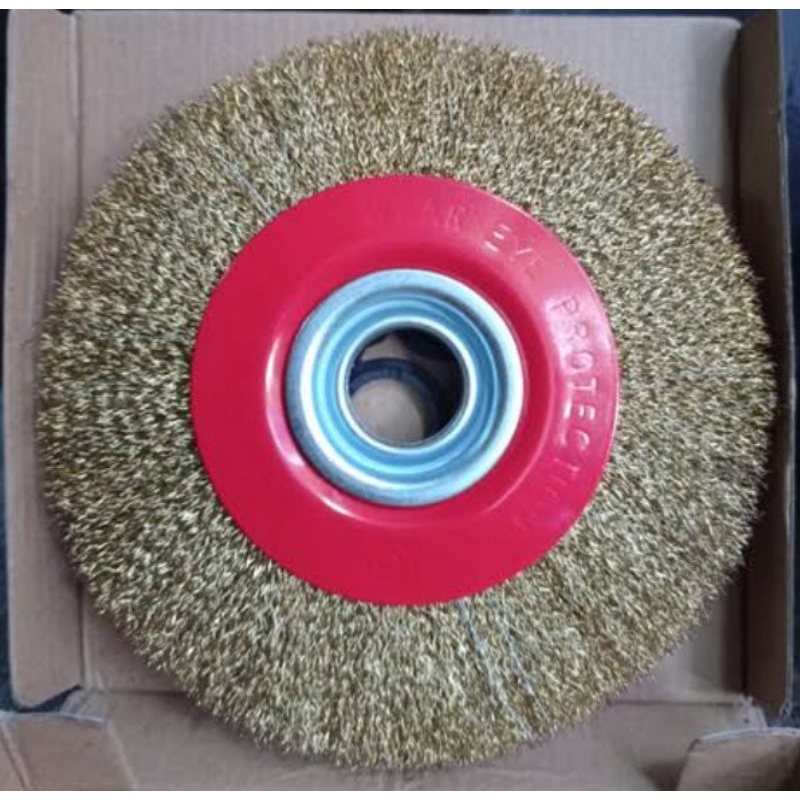 SIKAT GERINDA KAWAT BAJA RODA KAWAT GERINDA DUDUK  10 inch