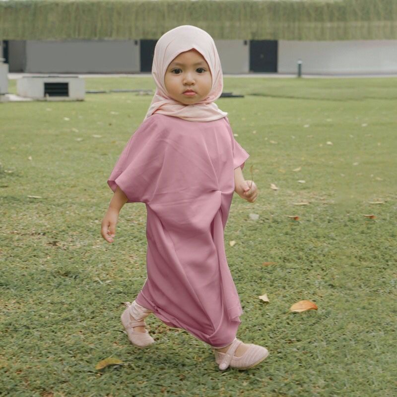 NICE KIDS NICEKIDS KAFTAN DRESS TERUSAN ANAK PEREMPUAN PAKAIAN MUSLIM ANAK 1-4 TH