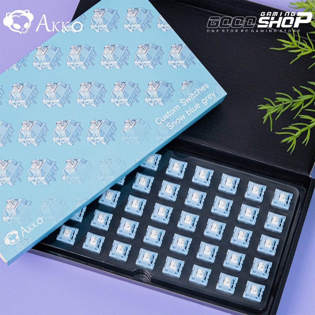 Akko CS Switch – Snow Blue Gray 5 pin (SATUAN)