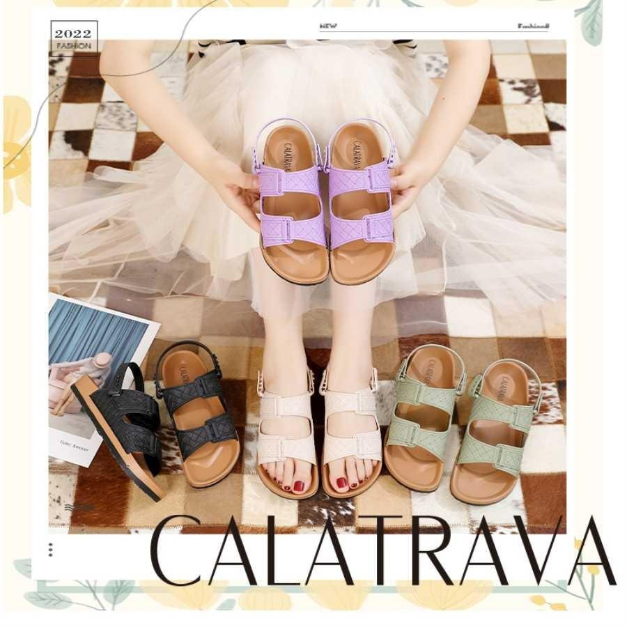 8058-1[CALATRAVA] SENDAL WANITA BIRKEN TALI | SENDAL TALI | SANDAL 2IN1 | SENDAL KARET | SANDAL KEKINIAN | SANDAL JELLY | SANDAL 2 TALI