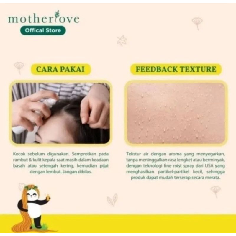 MOTHERLOVE Hair &amp; sclap serum spray