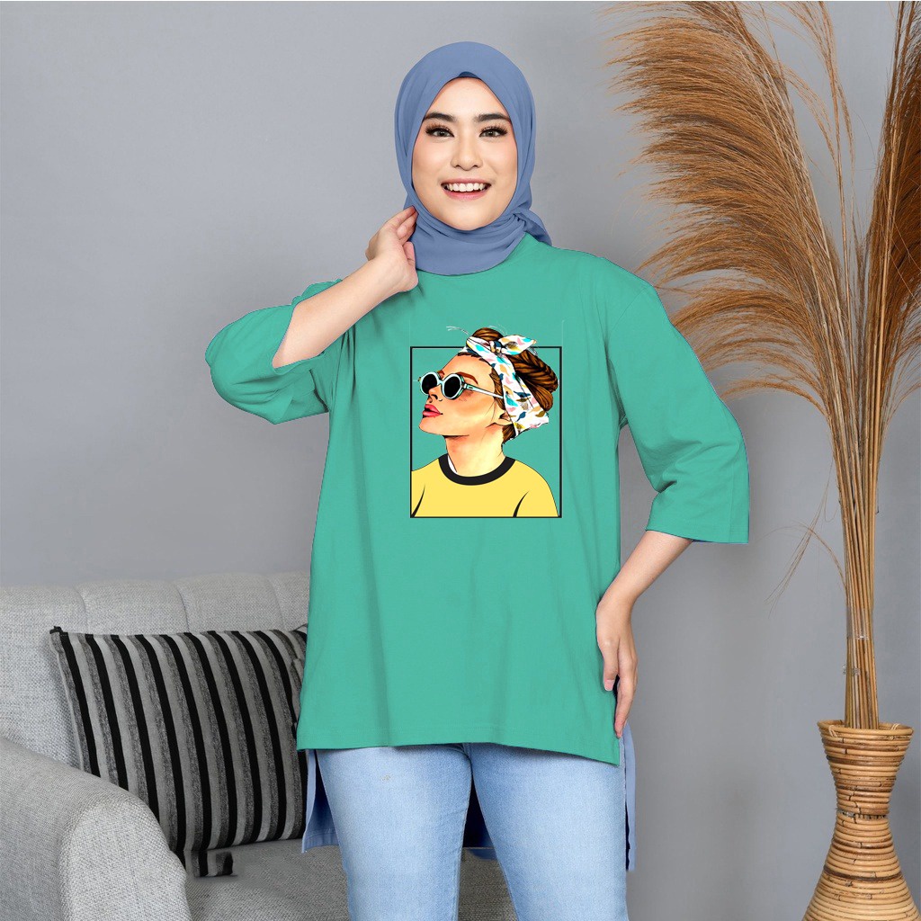 FC - TUNIK BASIC OVERSIZE WANITA HIJAB'S VARIASI 0140 DTF