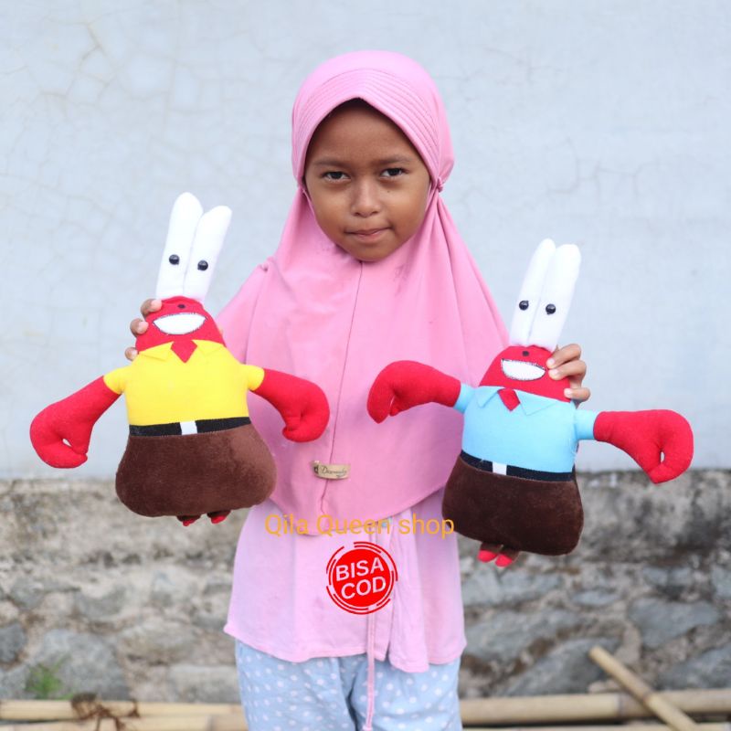 boneka Mr CRAB Teman spongebob 30CM