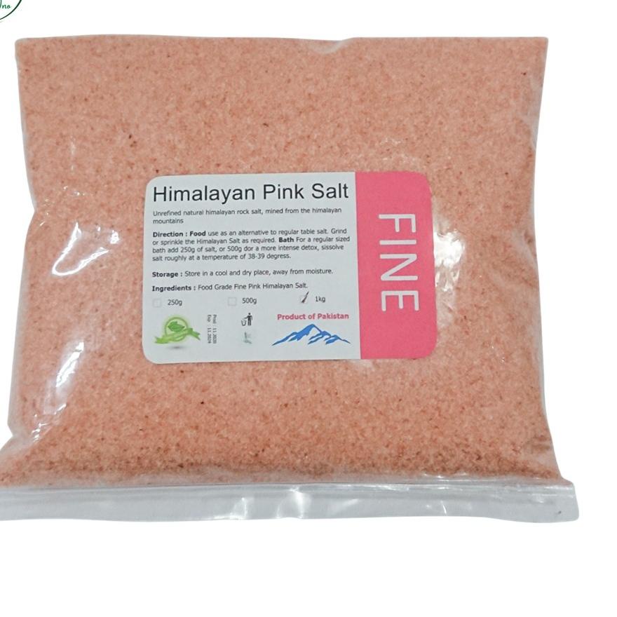 

Bisa COD Garam Himalaya 1 kg - Himalayan Pink Salt Fine / Himsalt !