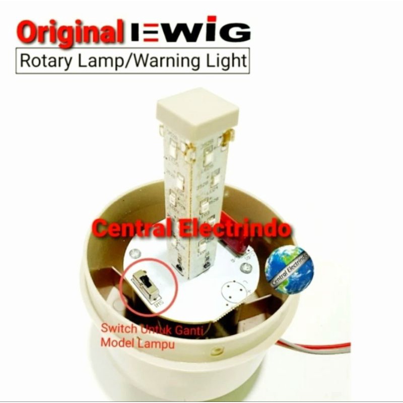 Lampu Menara/Hias/Plang Toko N-1101 EWIG Multivolt/3 Model Lampu.