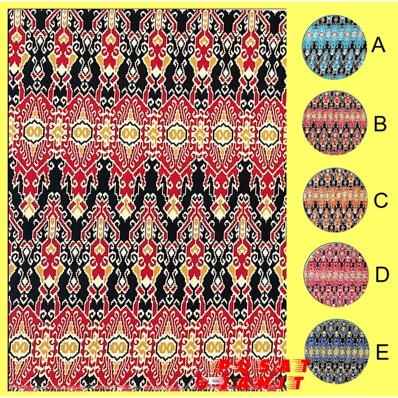 KAIN BATIK KHAS BORNEO KALIMANTAN BARAT
