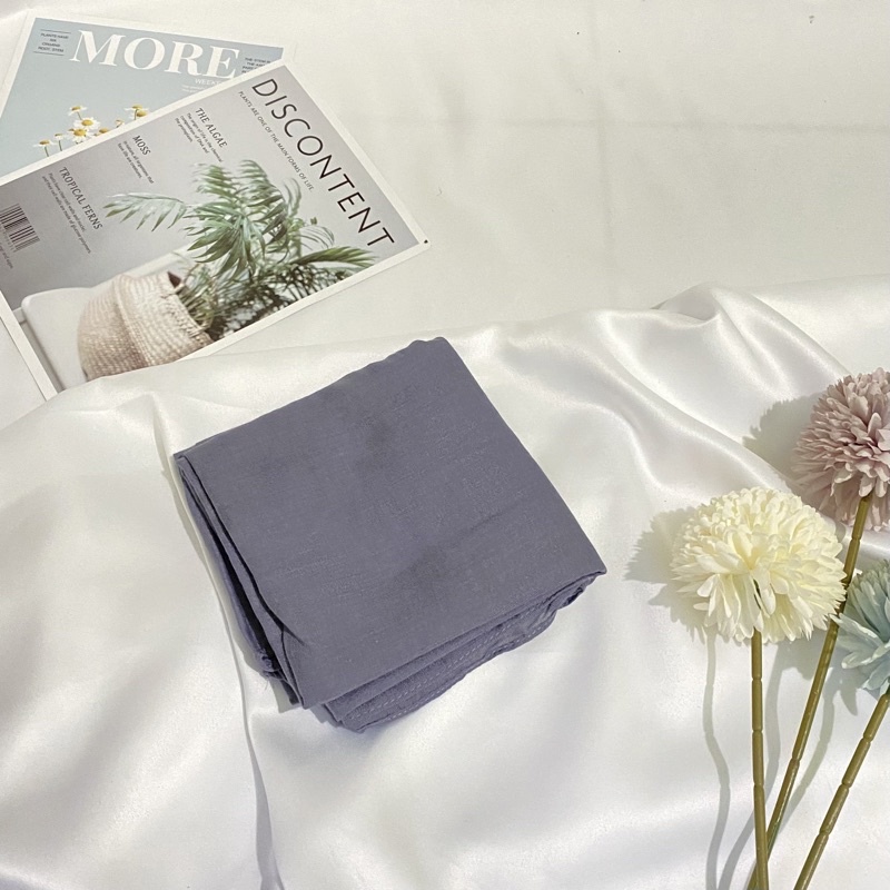 Paris Premium Voal // Paris Premium // Segi Empat Paris Polos-abu SMA