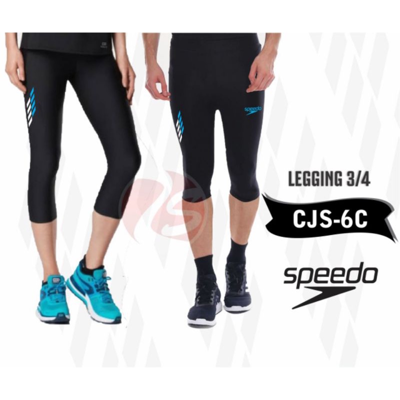 Celana renang 7/8 celana diving murah motif sporty bawahan olahraga pria wanita dalaman muslimah celana leging 68cm baselayer manset celana renang