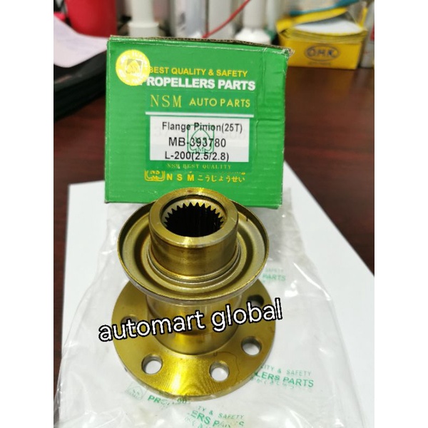 flange pinion gardan L200 strada 2500cc 2800cc