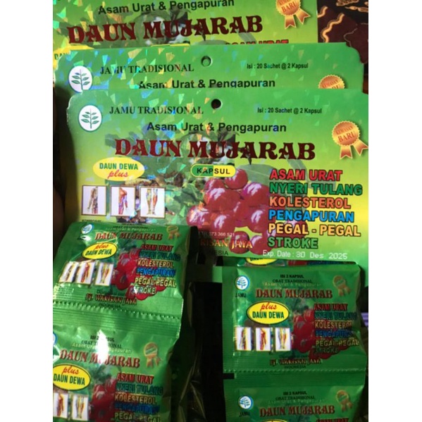 

KAPSUL DAUN MUJARAB ASLI DAUN DEWA