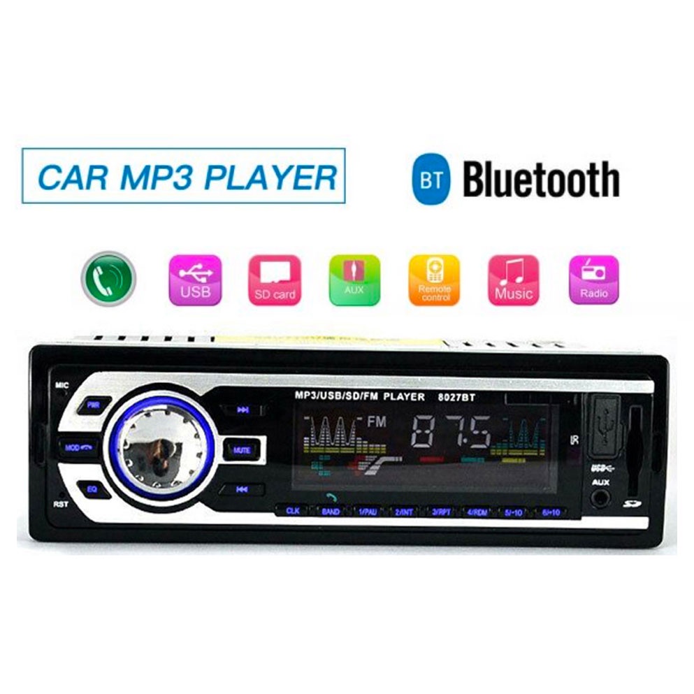 Tape Audio Mobil Multifungsi Bluetooth USB MP3 FM Radio - OMRSAMBK Black