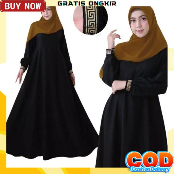 Ghamis Perempuan Pesta Lebaran 2023 Kekinian Dewasa Muslimah Gamis Fashion Muslim Kulaitas Import Sy