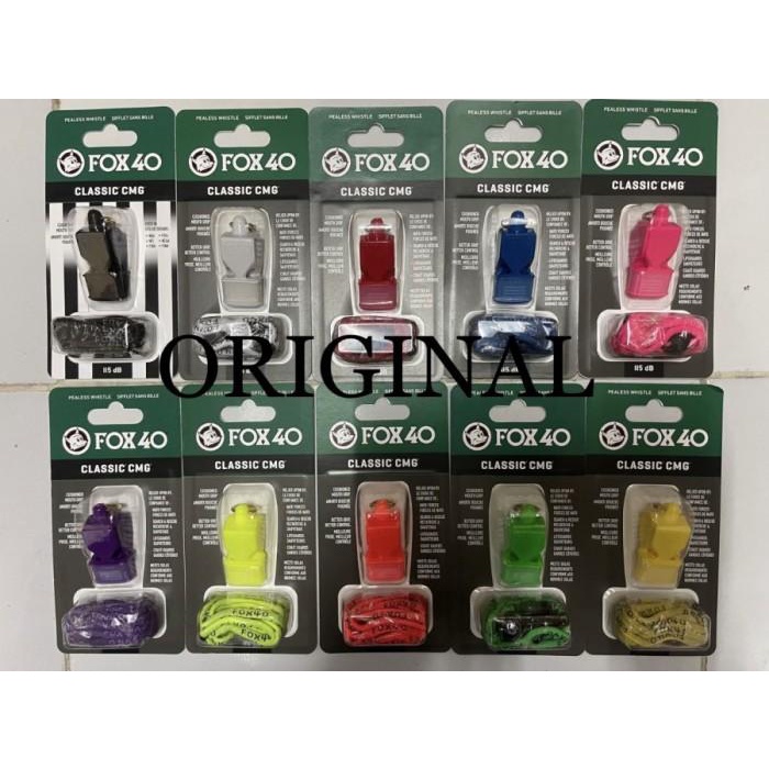 Peluit pluit FOX 40 classic CMG CANADA + Tali ORIGINAL