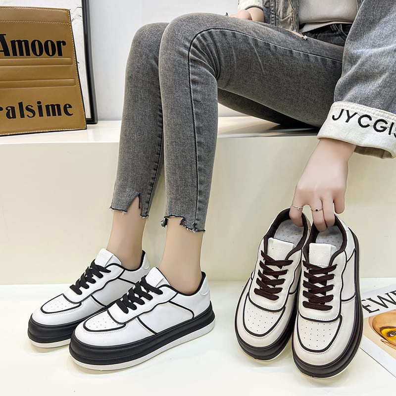 COD Sneakersdaily 1001 Sepatu Sneakers Wanita Premium Kasual Sport