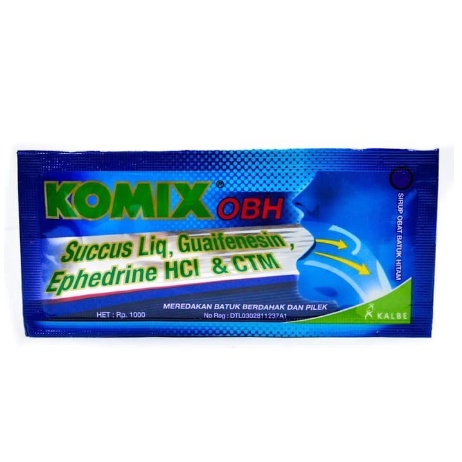 

KOMIX OBH SACHET 7ML/OBAT BATUK HITAM SACHET