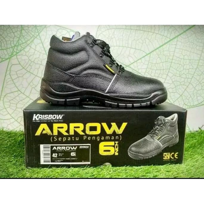 Sepatu Safety Sepatu Pengaman Arrow 6 Inch Original Krisbow