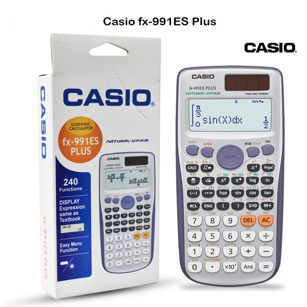 

Promo CASIO Kalkulator / Calculator Casio Scientific ilmiah FX-991ES PLUS 2nd edition
