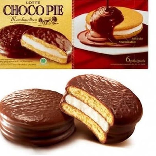 

Trend Lotte Choco Pie Coklat Marshmallow Box 1 Pack Isi 12 pcsx28gr***
