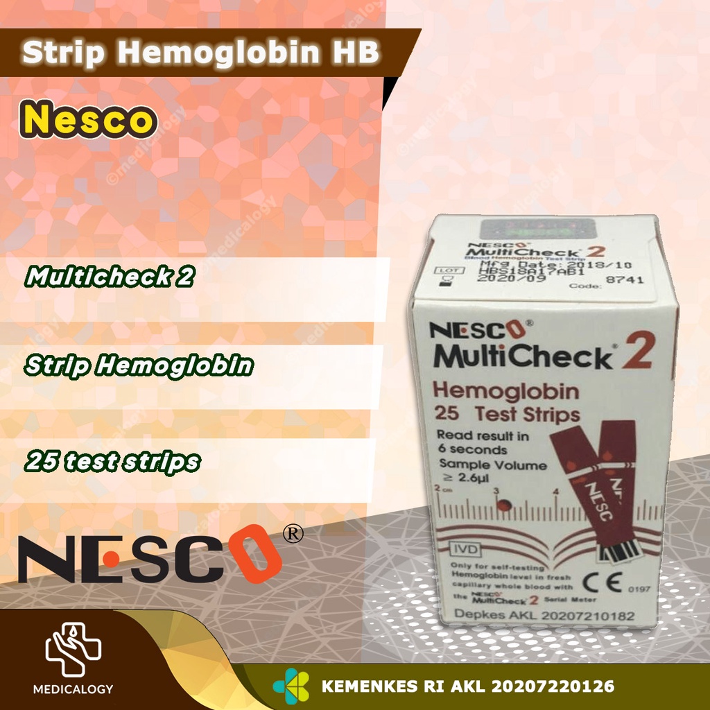 Strip hemoglobin hb nesco
