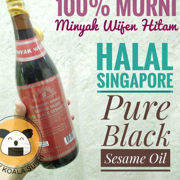

KODEz6Z0l--SUNLIGHT BRAND Minyak Wijen Hitam Murni 100% 640 ml Halal │ Pure Black Sesame Oil Import