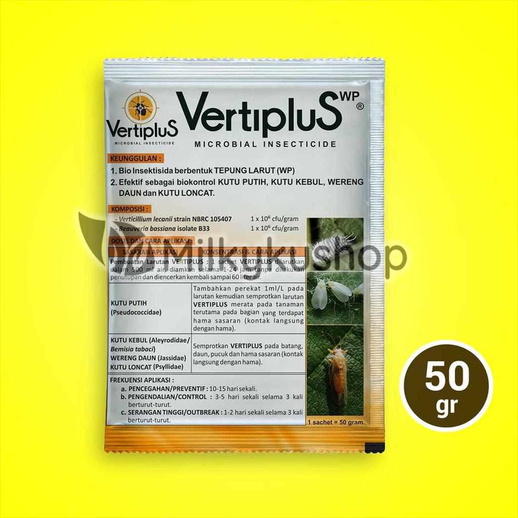 VERTIPLUS WP 50 GRAM PER SACHET BIO INSEKTISIDA