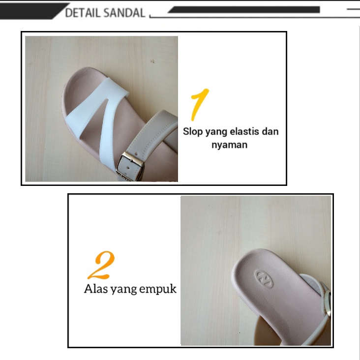 gos NEW ERA SILANG LB E 1523 Sandal Wanita Slip On 37/41