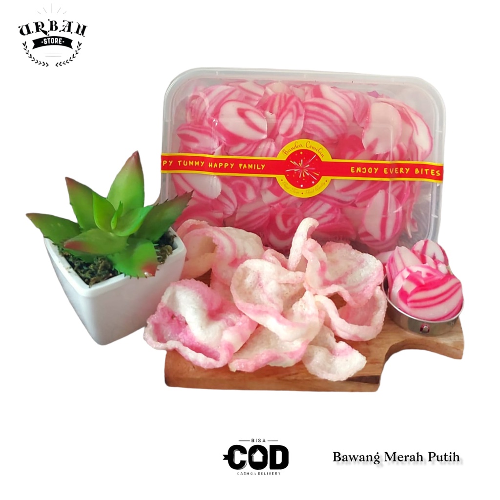 

Kemasan Souvenir - Kerupuk Mentah Krupuk Bawang Merah Putih / Premium