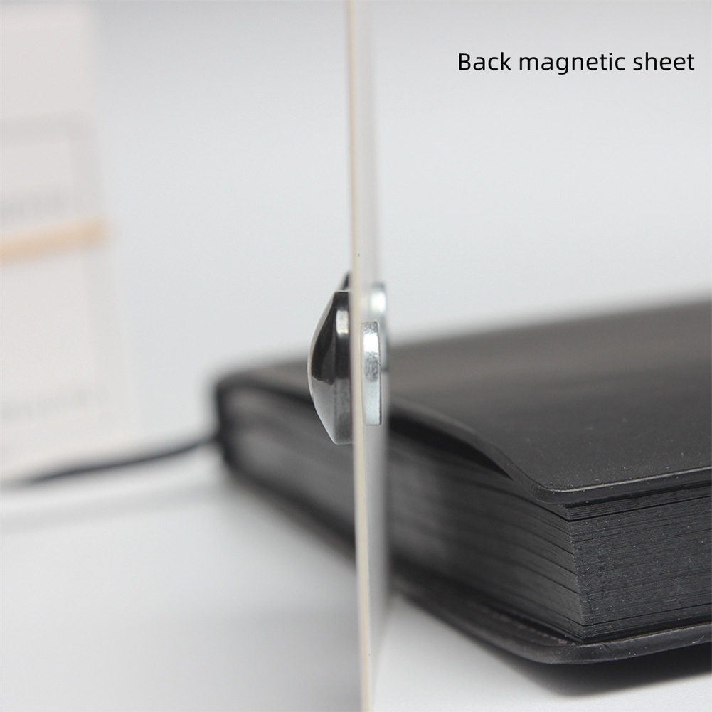 Anting Magnet Hitam Tanpa Lubang Telinga Untuk Unisex