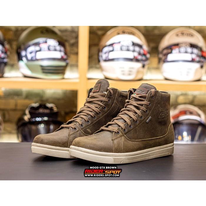 Biker Sepatu Biker Tcx Boots Mood Gtx Brown Coklat Riding Boots Touring