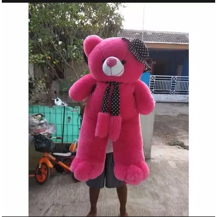 BONEKA TEDDY BEAR UKURAN 1 METER BONEKA PLUPY TELAPAK BONEKA BERUANG BONEKA LUCU BONEKA UKURAN JUMBO 1 METER