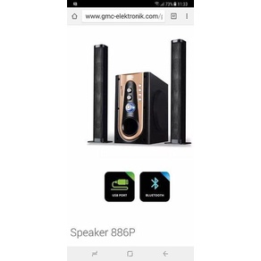 Speaker Bluetooth Gmc 886P