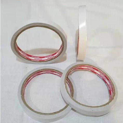 

Double Tape Kertas 1/2 Inch x 11 Meter (12mm x 11meter) INV