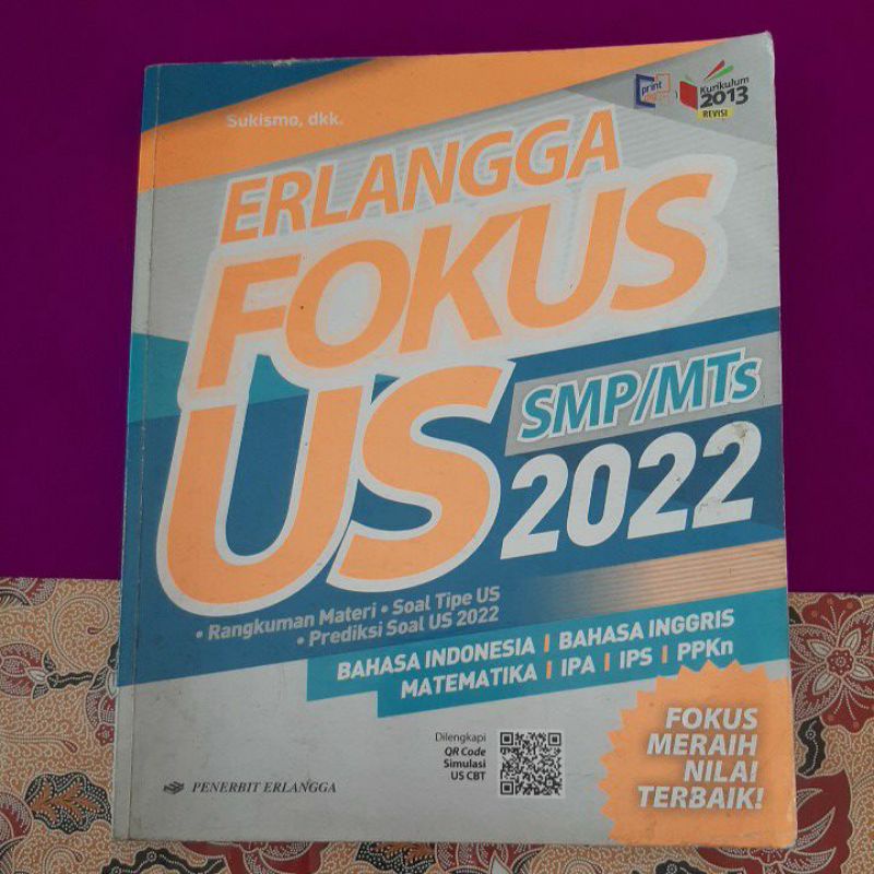 Fokus US SMP/MTs 2022 Erlangga