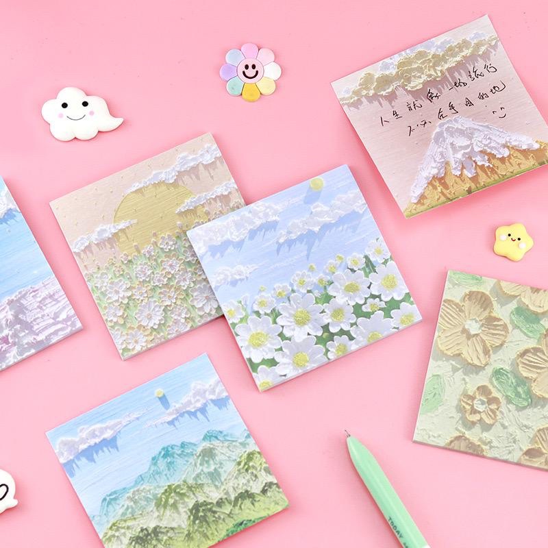 

STICKY NOTE | MEMO STICK MERK 3D 3 DIMENSI LUKISAN | ESTETIK | STICKIE NOTE