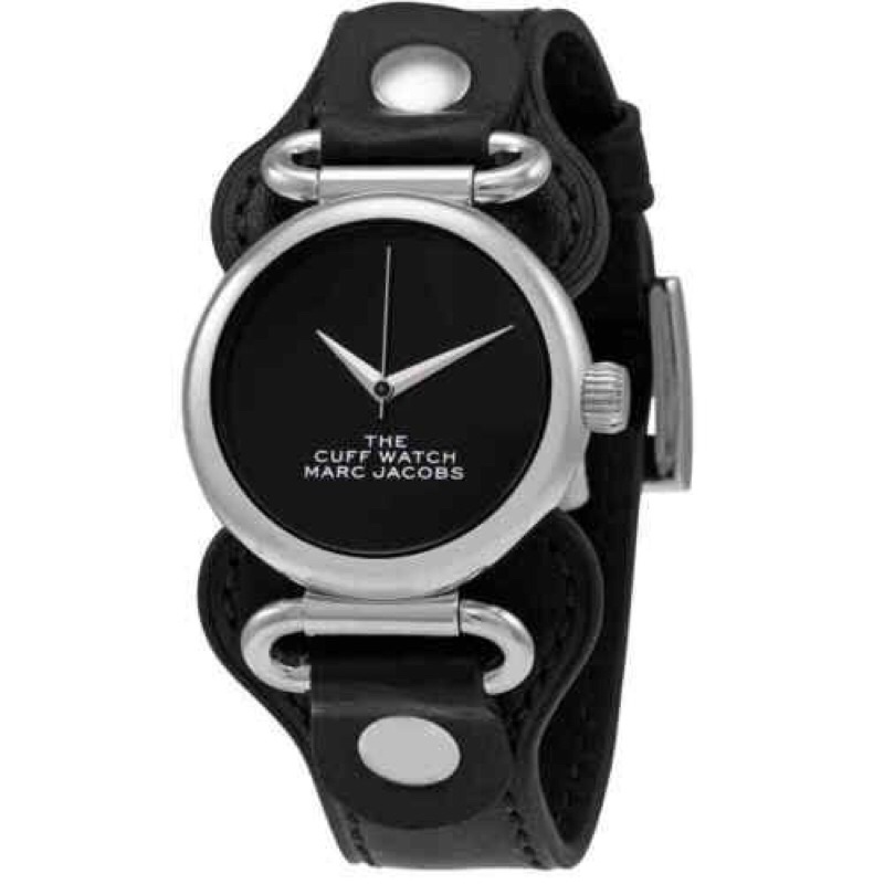 Marc Jacobs the cuff Quartz black soal ladies mj0120179290